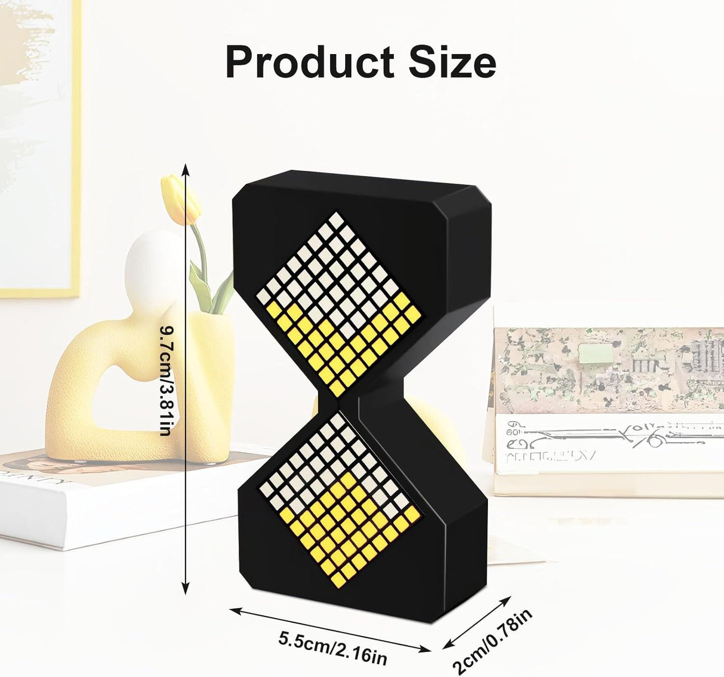 GraviTick Digital Hourglass Timer