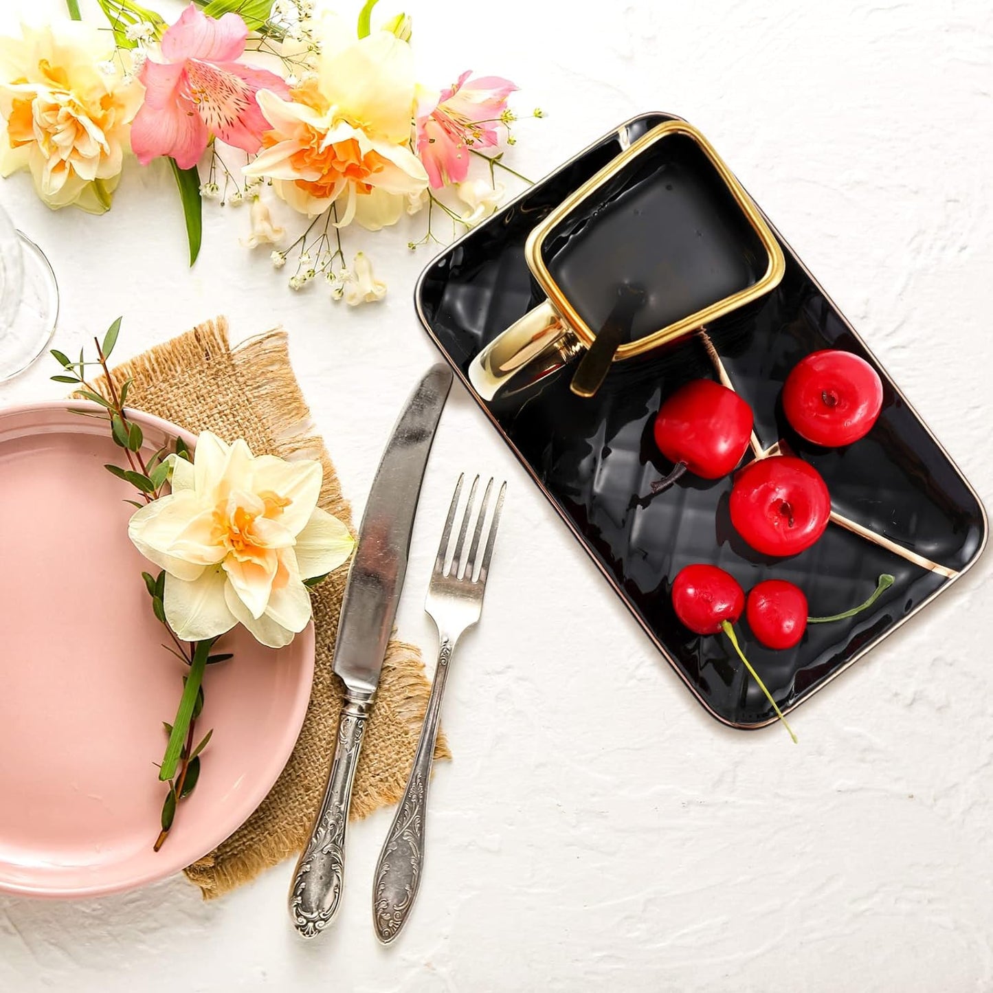 Classy Bag-Inspired Cup Set