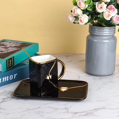Classy Bag-Inspired Cup Set