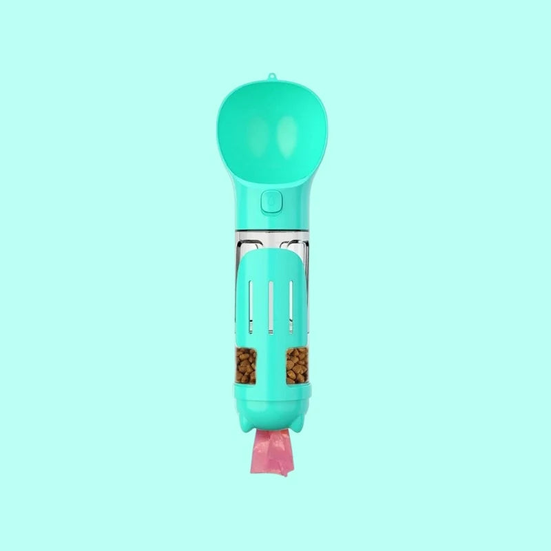 Portable Pet Feeder, Drinker, & Poop Scooper