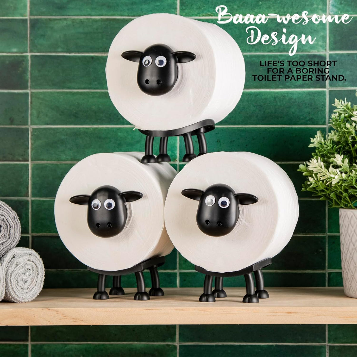 Fun Sheep Toilet Paper Holder
