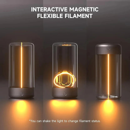 GlowWire Interactive Magnetic Filament Lamp