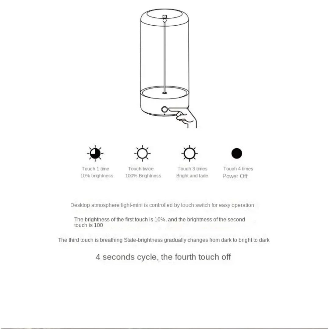 GlowWire Interactive Magnetic Filament Lamp
