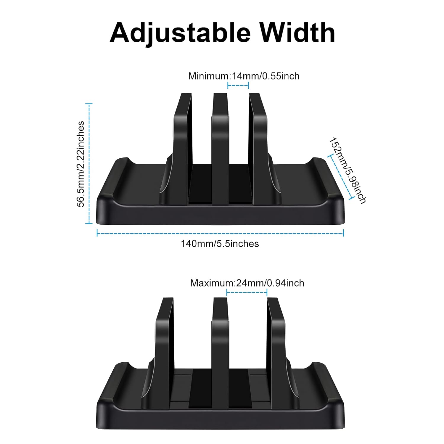 AsherDock Vertical Laptop Stand