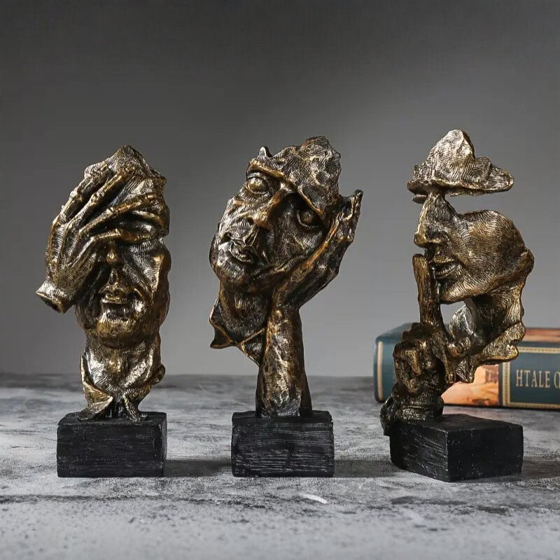 PhantomAura Abstract Decor Sculptures