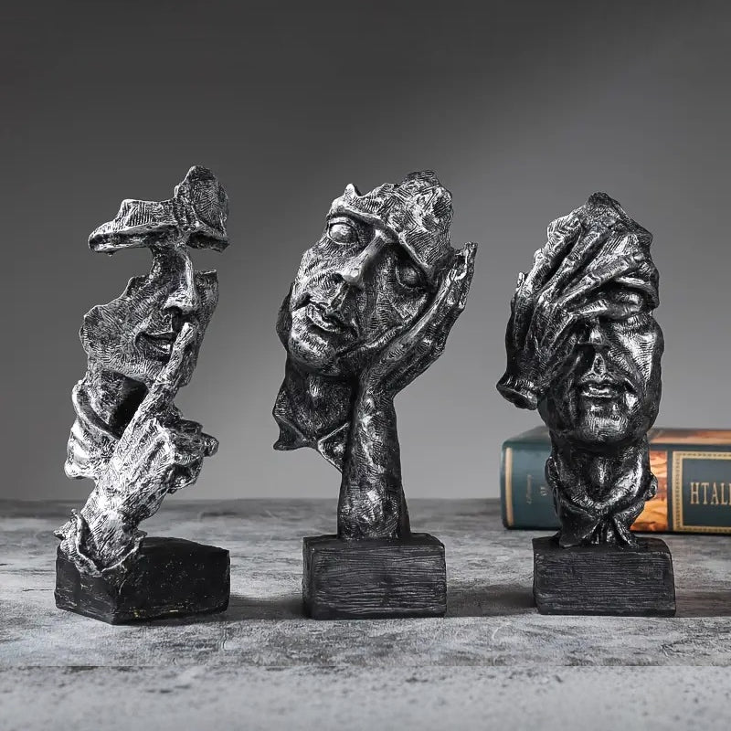 PhantomAura Abstract Decor Sculptures