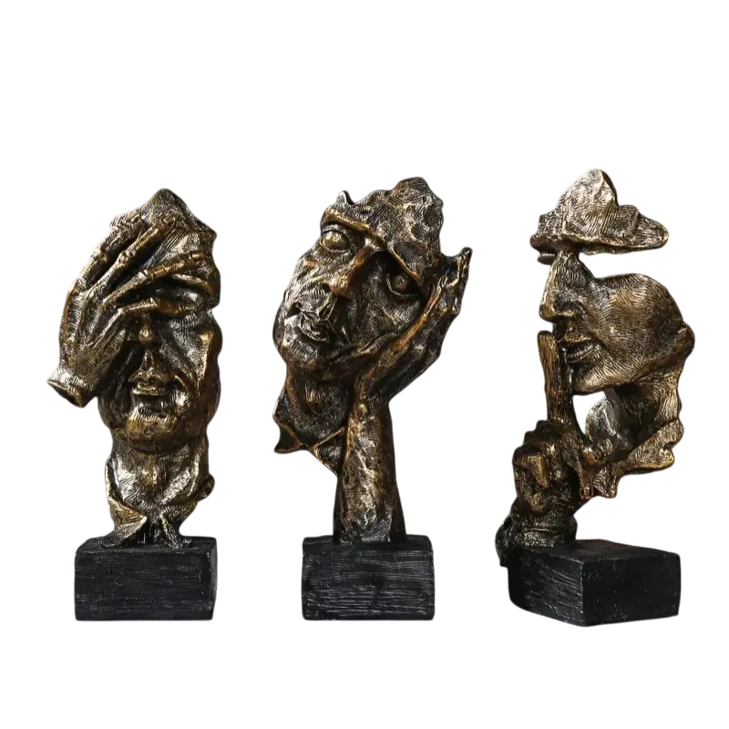 PhantomAura Abstract Decor Sculptures