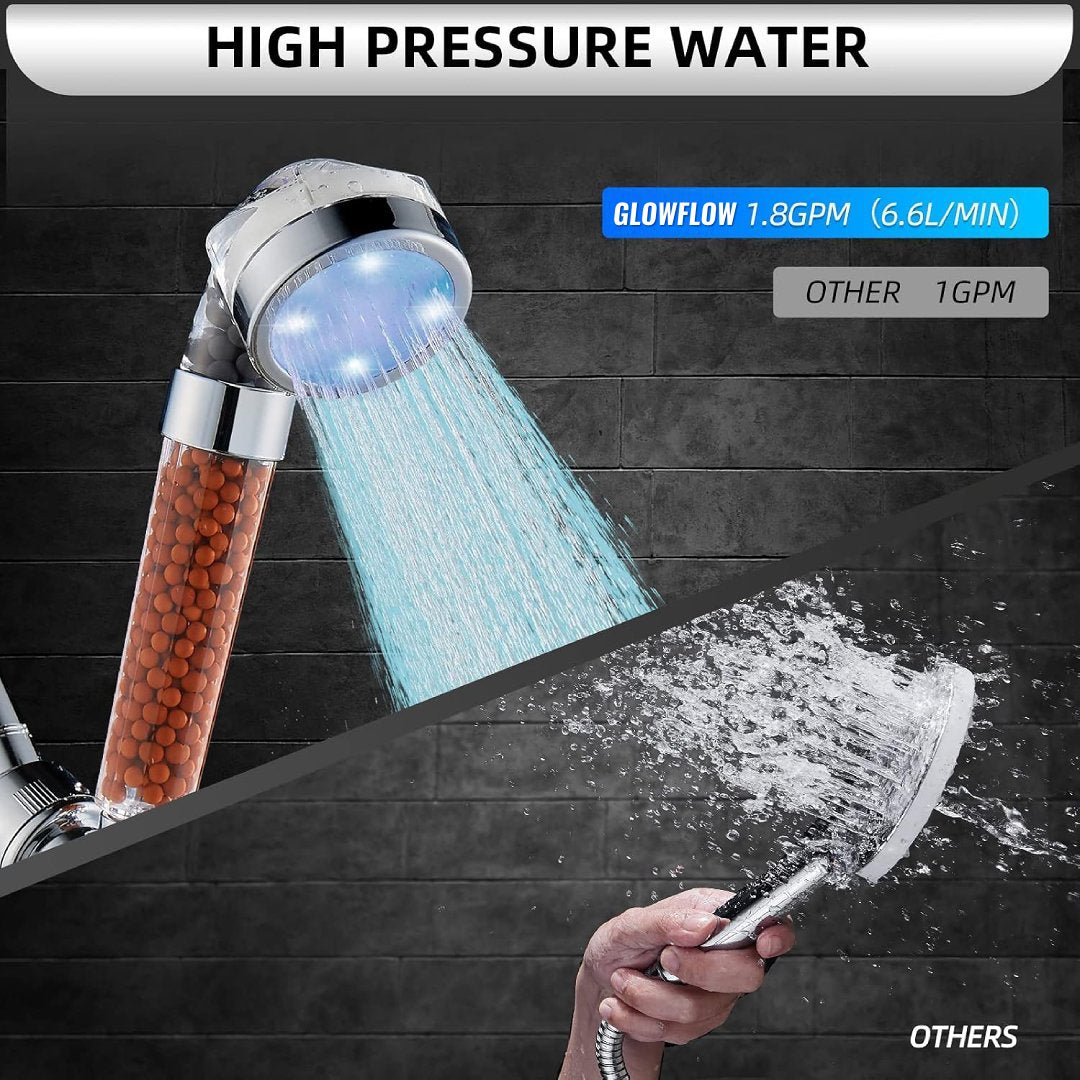 GlowFlow LED Shower Head