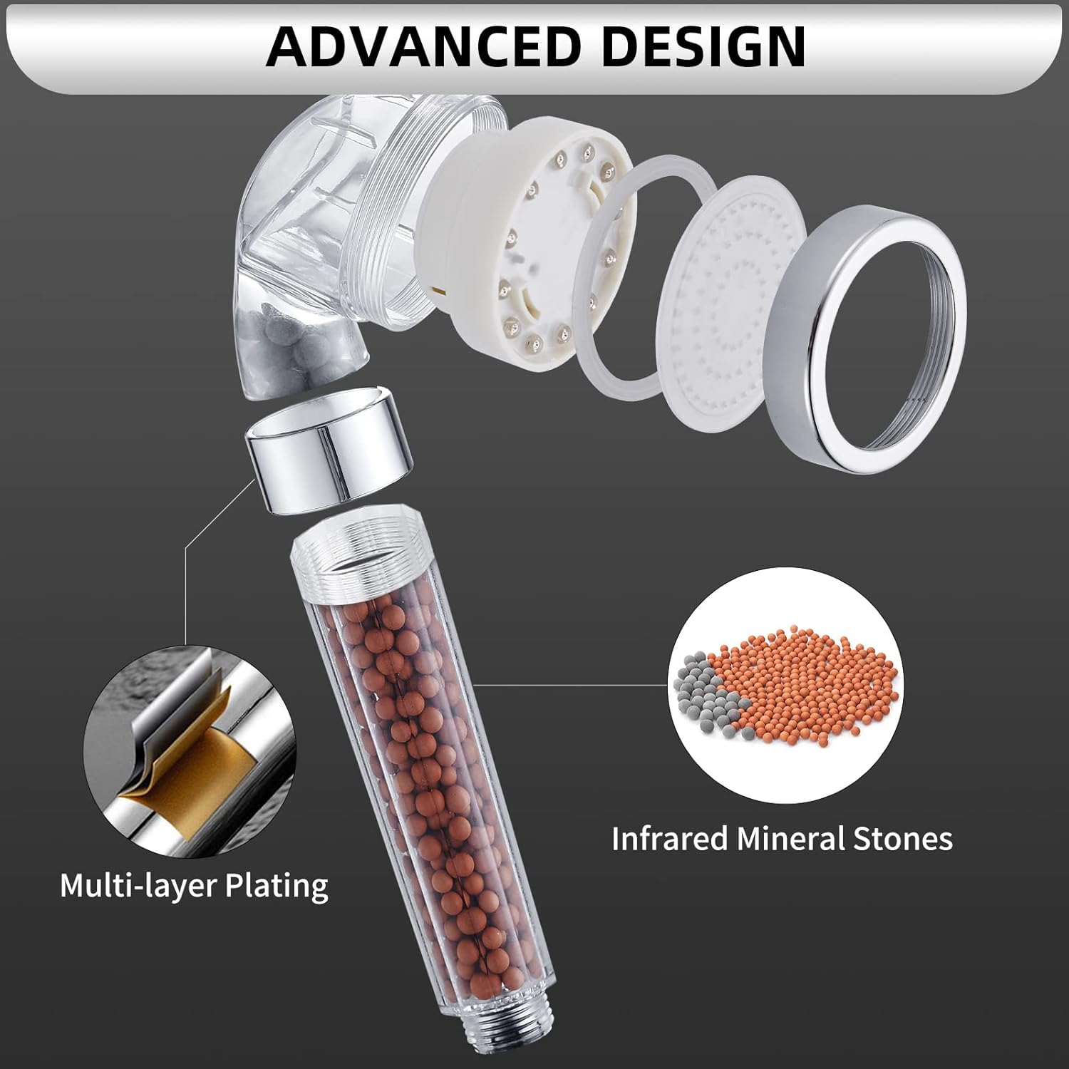 GlowFlow LED Shower Head