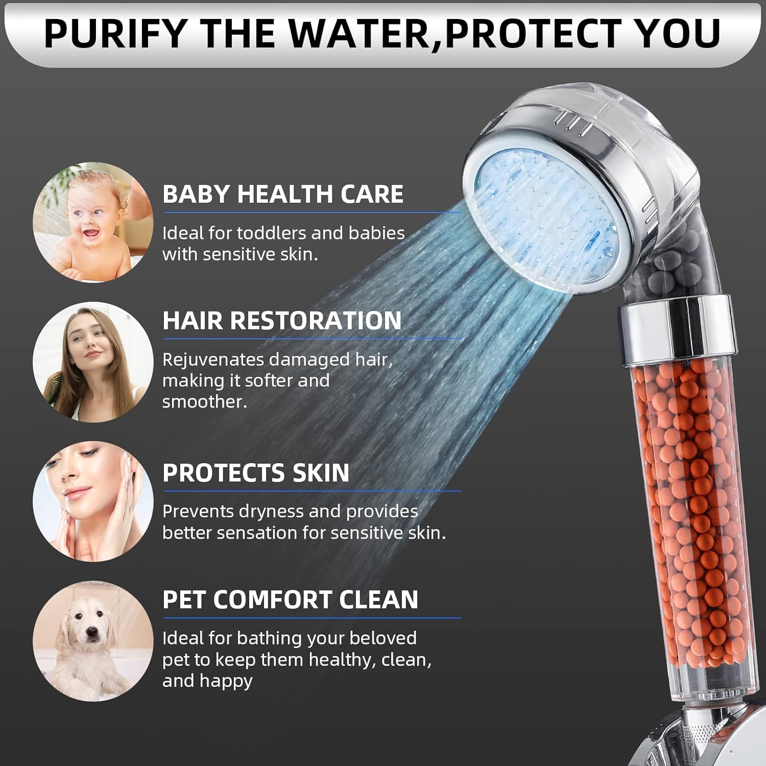 GlowFlow LED Shower Head