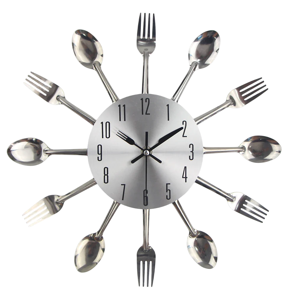 Cutlery Kitchen Wall Clock