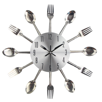 Cutlery Kitchen Wall Clock
