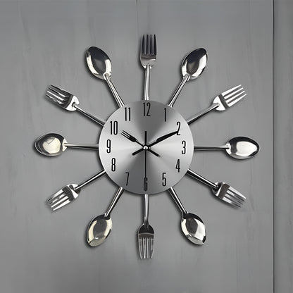 Cutlery Kitchen Wall Clock