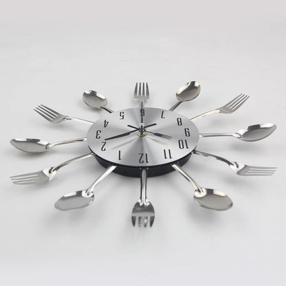 Cutlery Kitchen Wall Clock