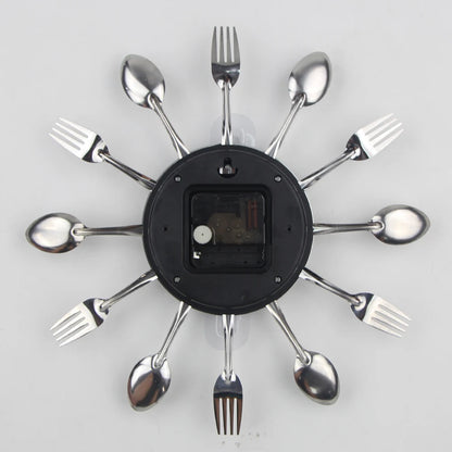 Cutlery Kitchen Wall Clock