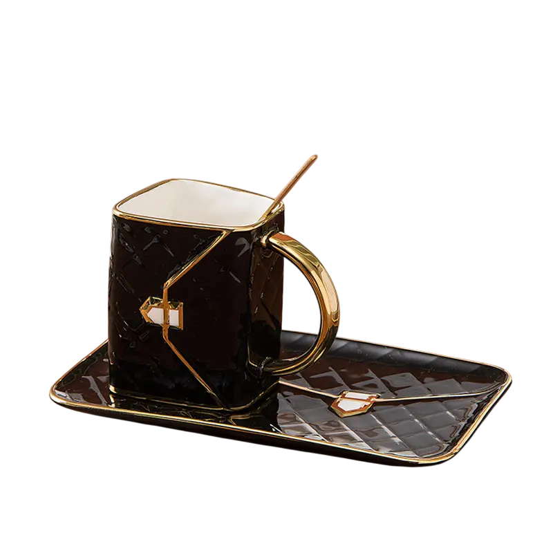 Classy Bag-Inspired Cup Set