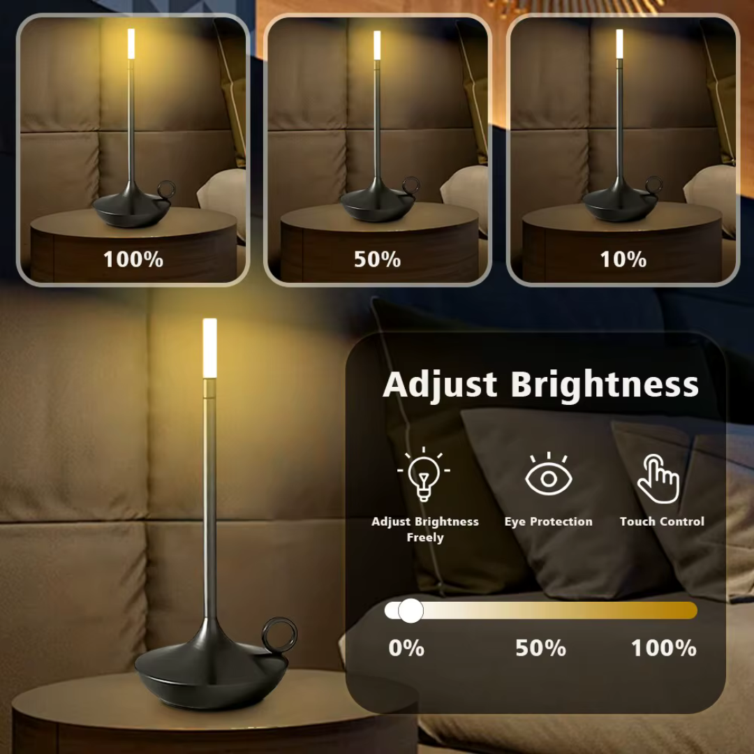 GlowVera Cordless Touch Lamp