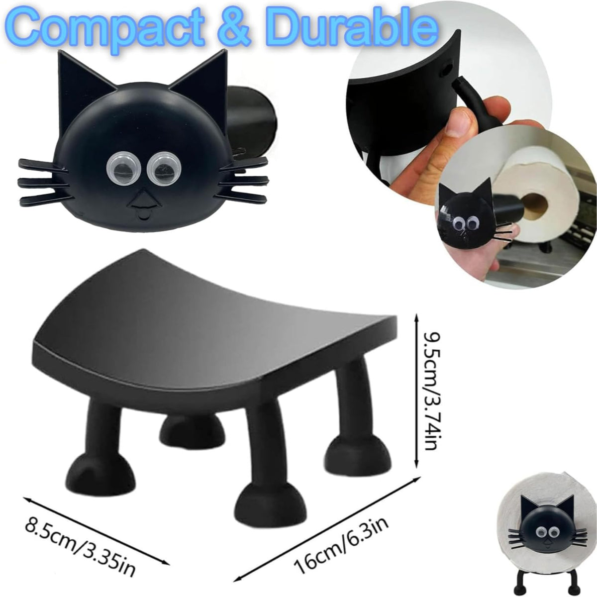 Cat Toilet Paper Roll Holder