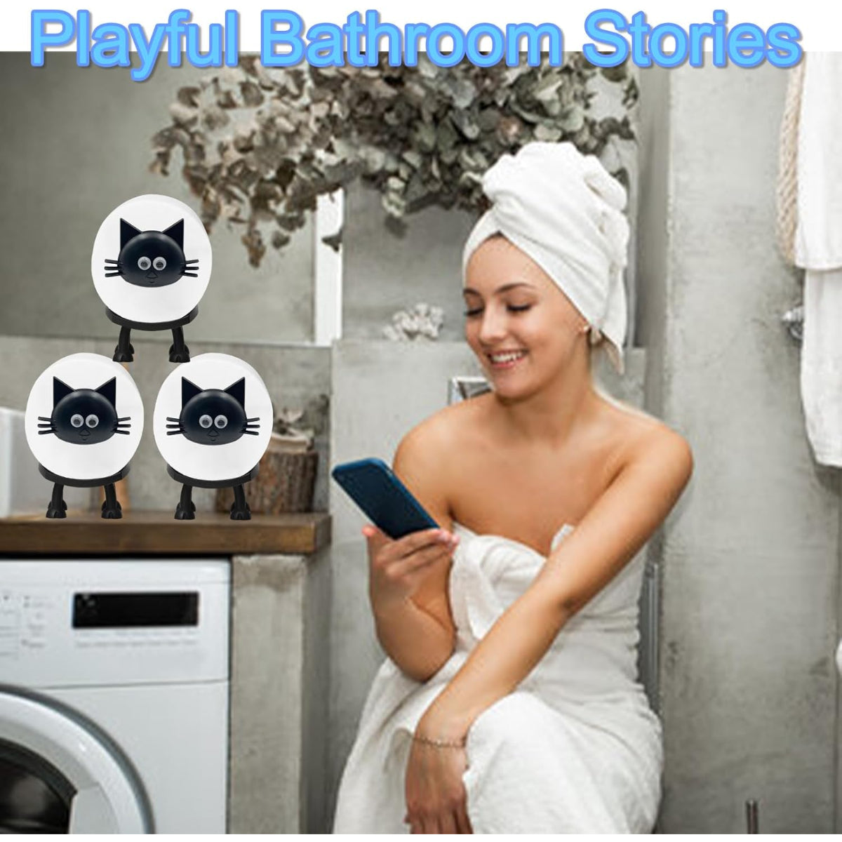 Cat Toilet Paper Roll Holder