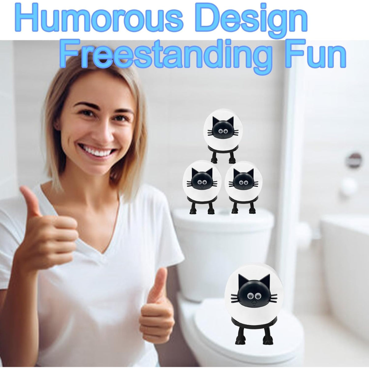 Cat Toilet Paper Roll Holder