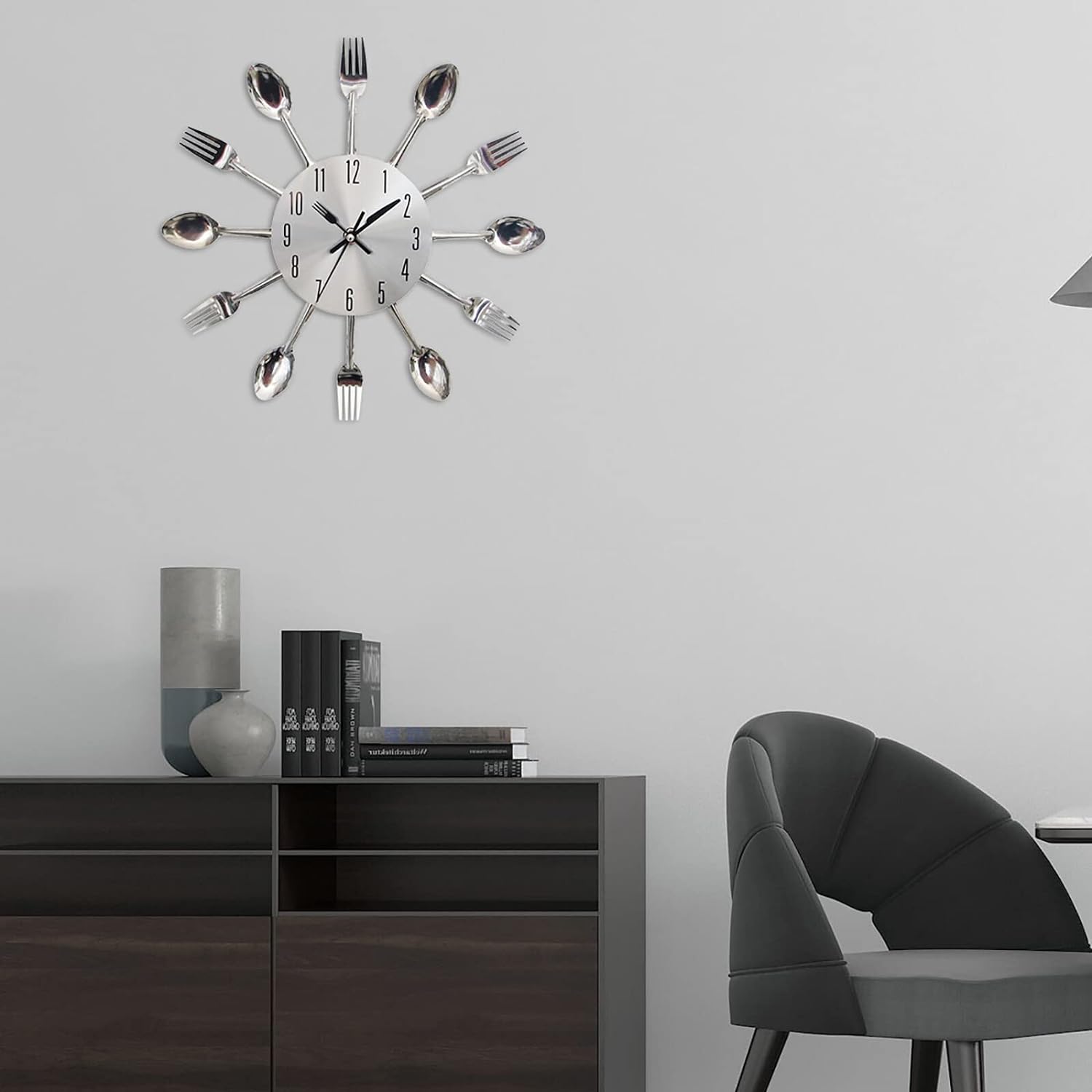 Cutlery Kitchen Wall Clock