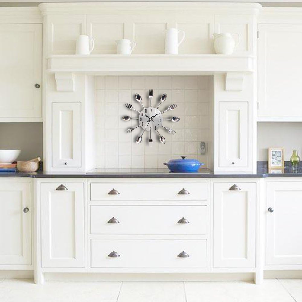 Cutlery Kitchen Wall Clock