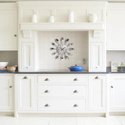 Cutlery Kitchen Wall Clock
