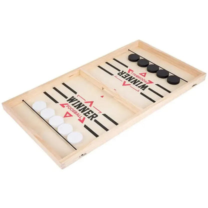 SwiftStrike Wooden Sling Puck Game