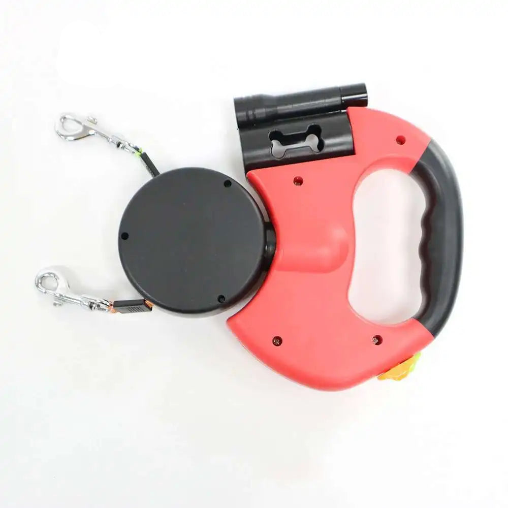 PawPal Dog Leash – Tangle-Free, LED Light for Night Walks, Retractable